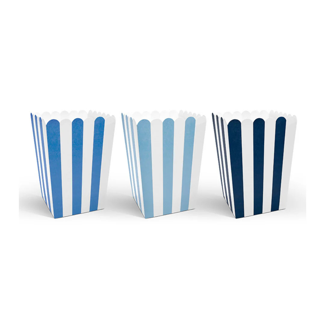 Ombre Blue Popcorn Boxes | Ellie and Piper
