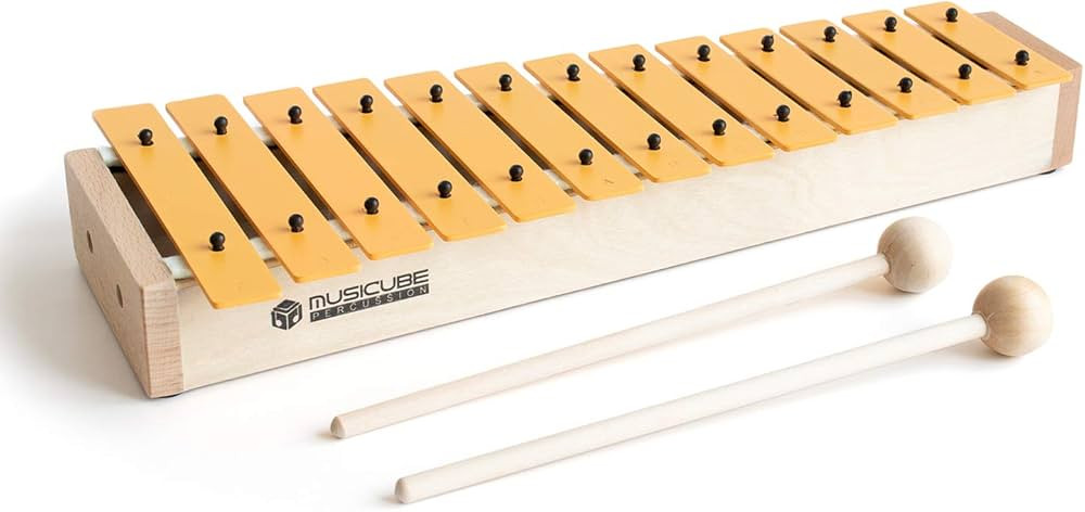 MUSICUBE 13 Keys Xylophone for Kids Wooden Xylophone Musical Instrument with Mallets Glockenspiel... | Amazon (US)