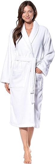 Turquaz Robes for Women - Luxury Plush Lined Bathrobe, 100% Polyester Microterry & Microfiber, Co... | Amazon (US)
