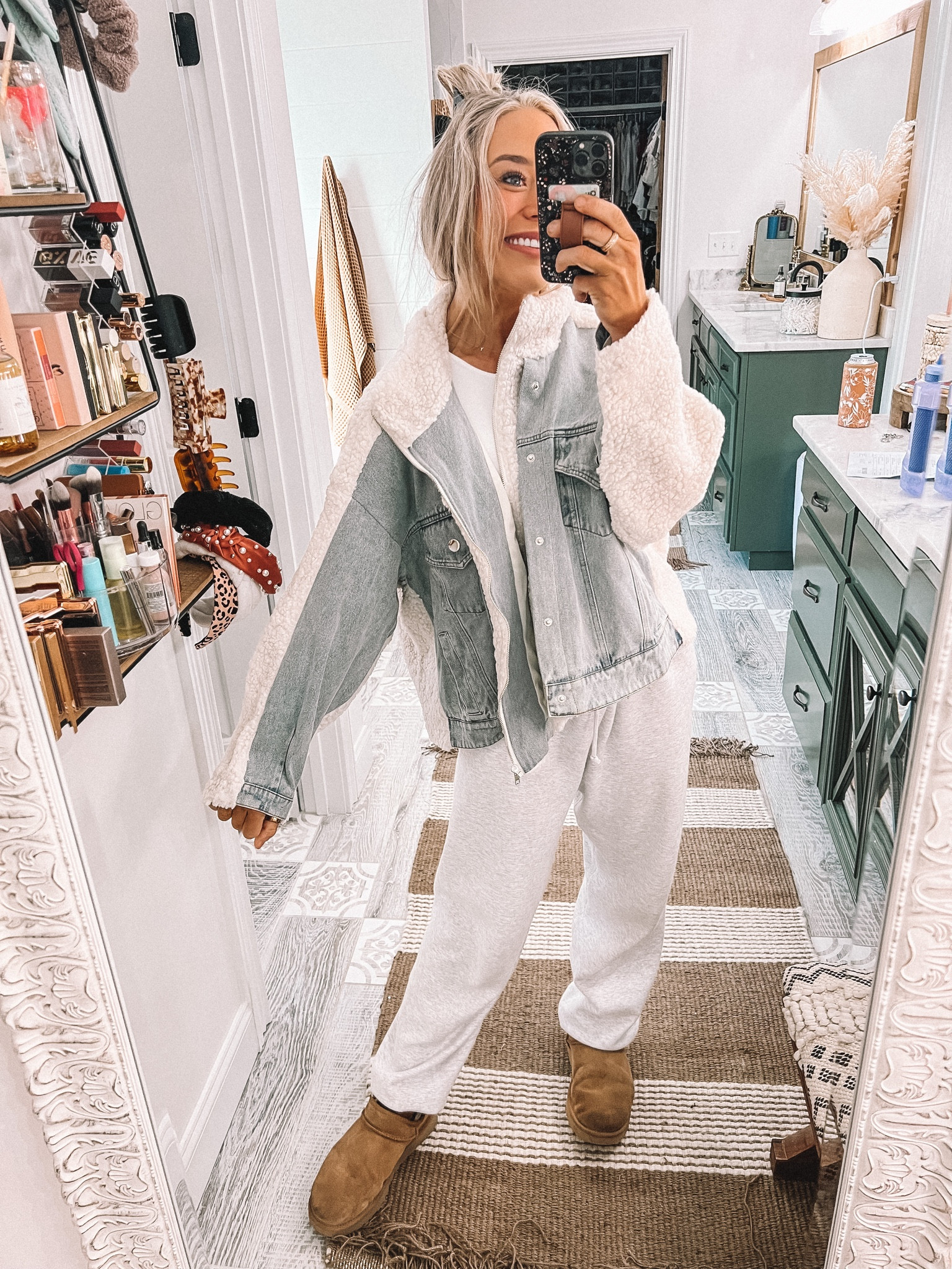 Currently wearing this jacket today b/c it’s freezing and it’s SO CUTE! In the M! 

#LTKFind #LTKfit #LTKunder100