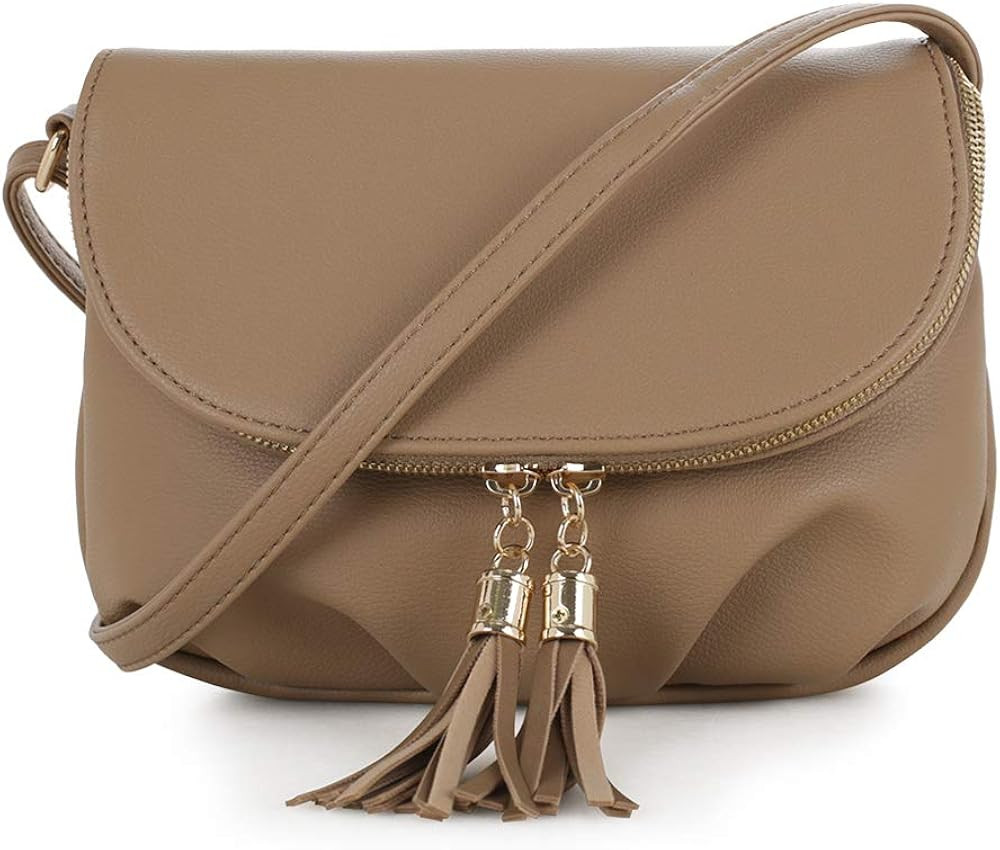 EMPERIA Savanna Small Vegan Faux Leather Front Flap Crossbody Bags Shoulder Bag Messenger Bag Pur... | Amazon (US)