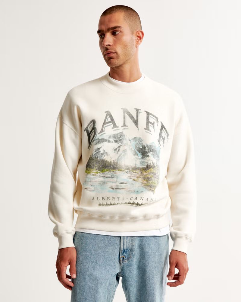 Banff Graphic Crew Sweatshirt | Abercrombie & Fitch (US)