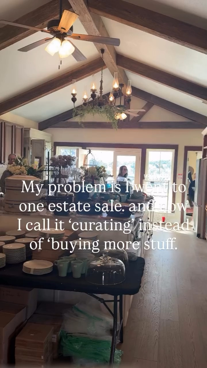 Vintage Inspired Collected Home Style

My design style started with estate sale treasures and grew into a love for collected, layered interiors. Mixing vintage finds, antiques, and beautiful modern pieces creates a home that feels timeless instead of trendy. The Hill House is built piece by piece this way—curated over time, full of character, and always evolving.

#collectedhome #layeredinteriors #vintageinspired #timelessdecor #estatefinds