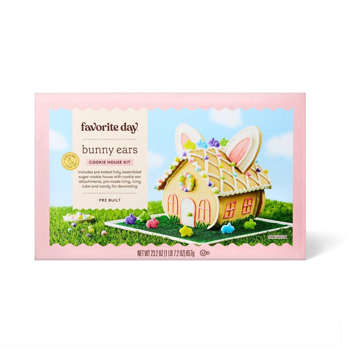 Spring Pre-Built Bunny House Kit - 23.2oz - Favorite Day™ | Target