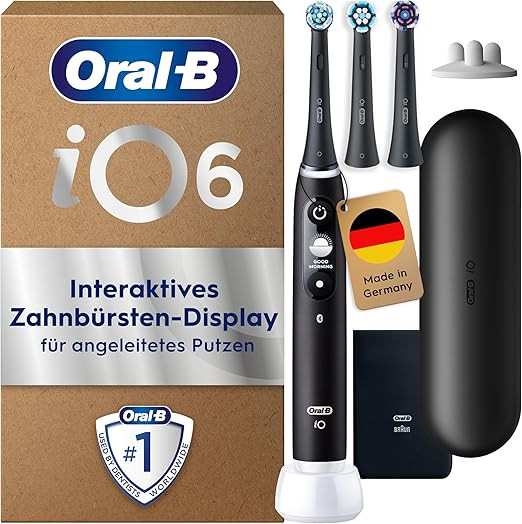 Oral-B iO Series 6 Plus Edition Elektrische Zahnbürste/Electric Toothbrush, Inkl. 3 Aufsteckbür... | Amazon (DE)