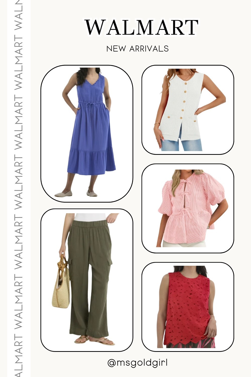 Walmart new arrivals! These cute blouses, dress and cargo pants are perfect for casual days in the summer! 

#LTKStyleTip #LTKOver40 #LTKSeasonal