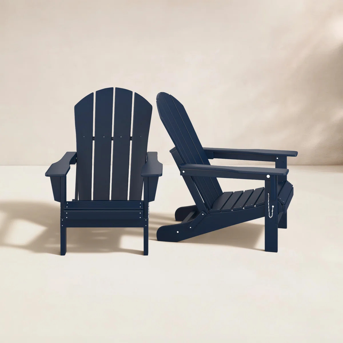 Laguna Foldable Outdoor Adirondack Set (Set of 2) | Wayfair North America