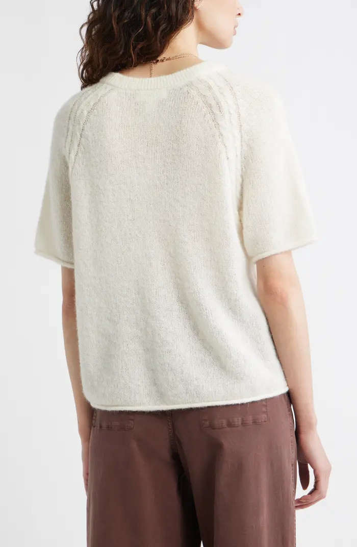 Relaxed Short Sleeve Sweater | Nordstrom
