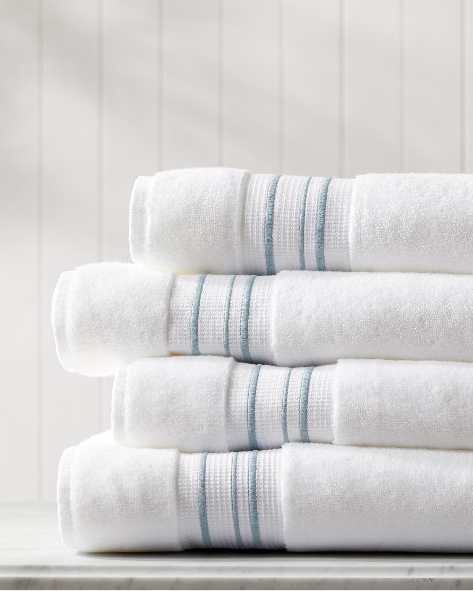 Soho Turkish Cotton Bath Collection – Bath Towel Set - Coastal Blue | Serena & Lily | Serena and Lily