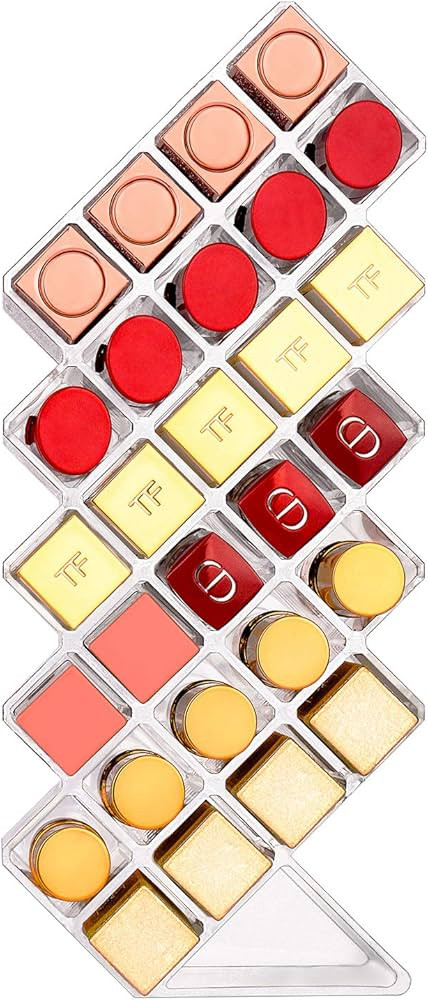 JessLab Lipstick Organizers and Storage, Acrylic Lipstick Holder Lip Gloss Tower Clear Cosmetic F... | Amazon (US)