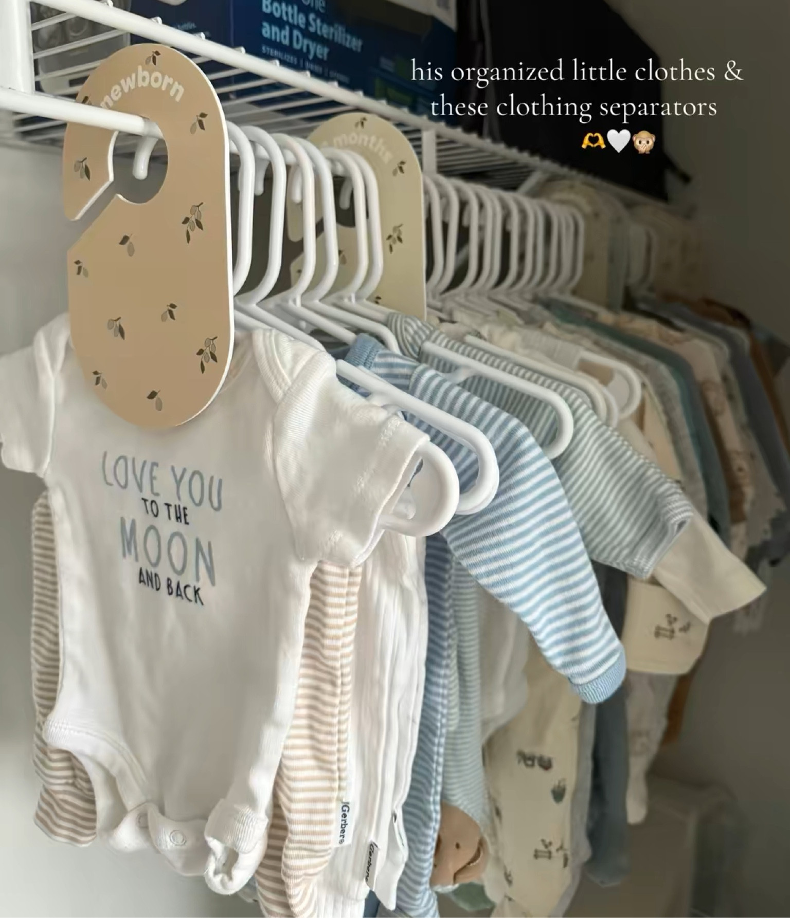 Cutest little closet organization for little man 🤍🤍

#LTKBaby