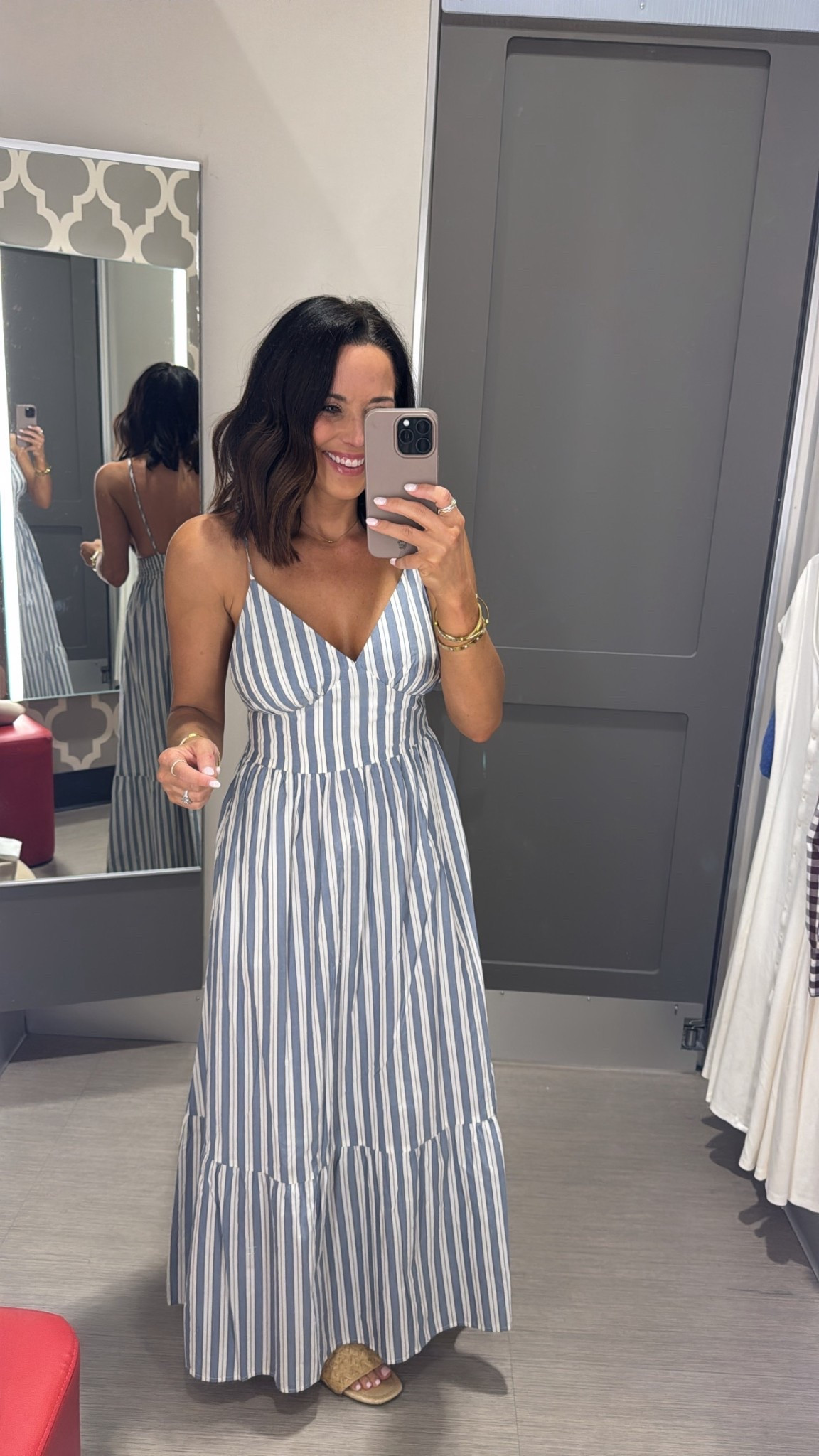 Love this fit for spring break or any vacation coming up. The strapless A-line style is so flattering and easy to wear, and the fit of this dress is so good. Perfect to dress up with wedges or keep casual with sandals. Wearing a size small.

#targetstyle #targetfashion #targetfinds #springdress #vacationoutfit #springbreakstyle #alineDress #effortlessstyle #affordablestyle #ltkstyle #ltkfashion #ltkfinds

#LTKPetite