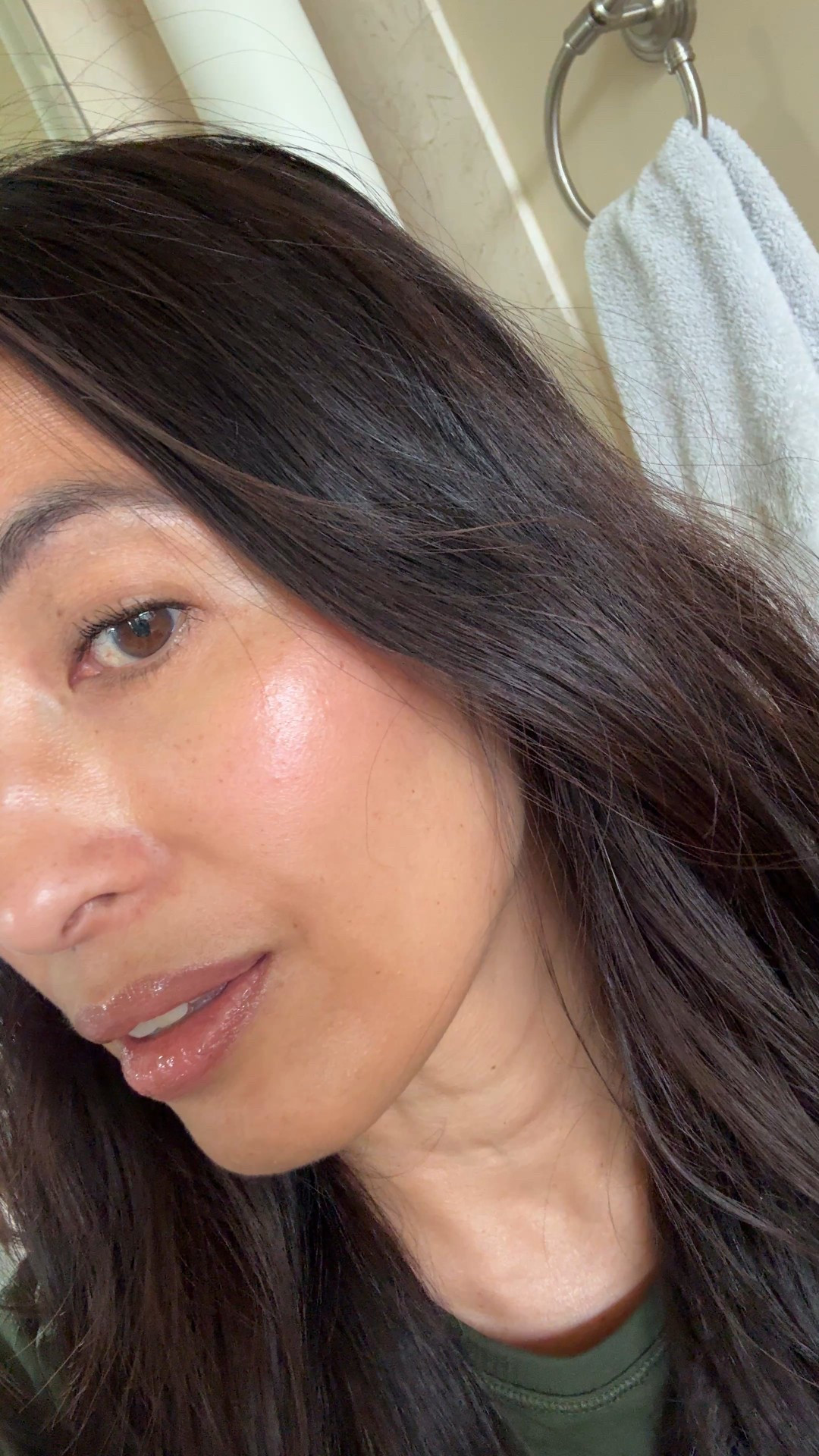 Summer makeup routine. Clean beauty. 
Currently on rare sale for 20% off  Favorite new blush stick that leaves a color from within flush with a healthy glow. I apply two swipes across each cheek and then buff out with a brush. 
Color: glassy pomelo. 
No makeup makeup look. 
Natural looking makeup. 
Everyday makeup  

#LTKFindsUnder50 #LTKOver40 #LTKBeauty