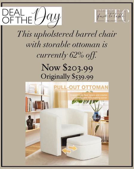 Deal of the Day. Follow @farmtotablecreations on Instagram for more inspiration.

Absolutely love the concept behind this. A self storing pull out ottoman. 

Wayfair | Wayfair Deals | Wayfair Deal of the Day | Living Room | Loloi Rugs | Magnolia Home | console table | console table styling | faux stems | entryway space | home decor finds | neutral decor | entryway decor | cozy home | affordable decor |  | home decor | home inspiration | spring stems | spring console | spring vignette | spring decor | spring decorations | console styling | entryway rug | cozy moody home | moody decor | neutral home

#LTKStyleTip #LTKSaleAlert #LTKHome
