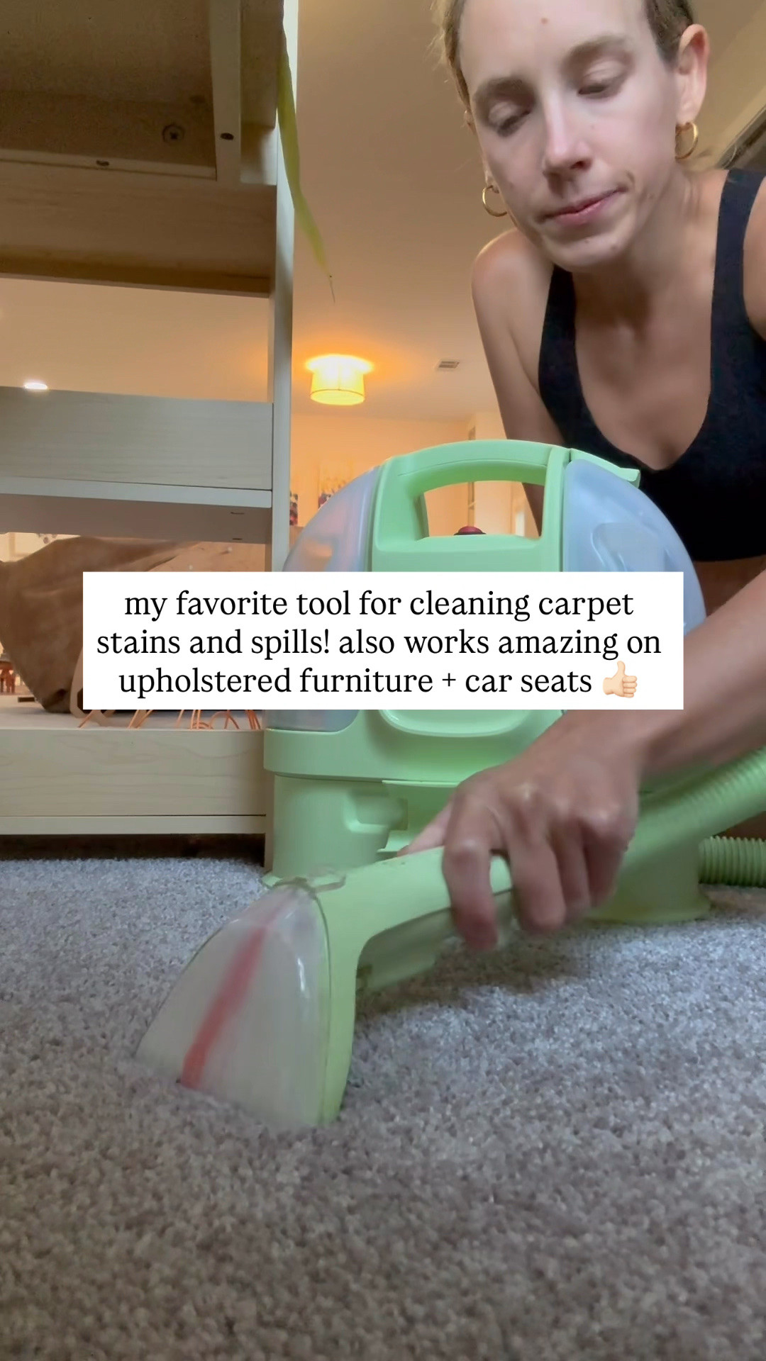 Carpet cleaner stain remover bissell little green machine cleaning tool 

#LTKFindsUnder100 #LTKmomlife #LTKHome