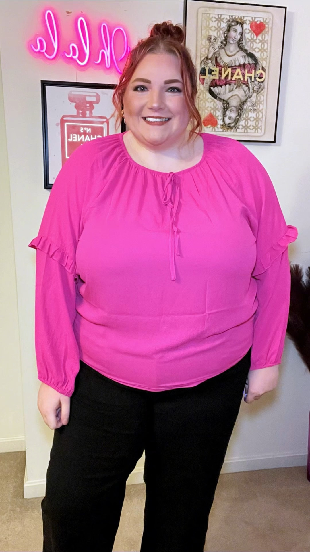 Eytino Plus Size Ruffle Chiffon Blouse Try On

#LTKSeasonal #LTKPlusSize #LTKWorkwear