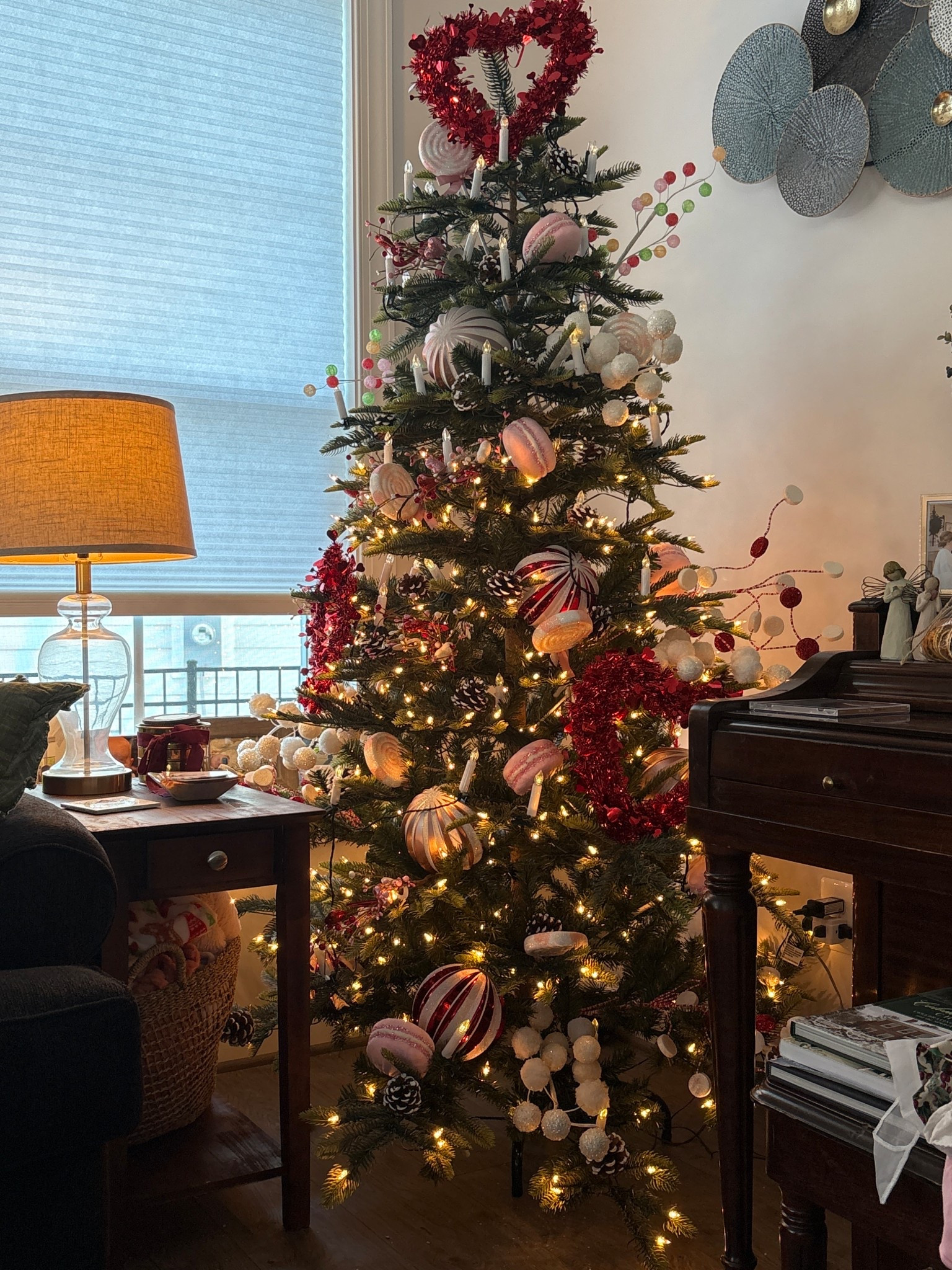 Valentine’s Tree! 
Ignore the burnt out lights they get fixed this week! 

#LTKSeasonal #LTKHome #LTKValentine