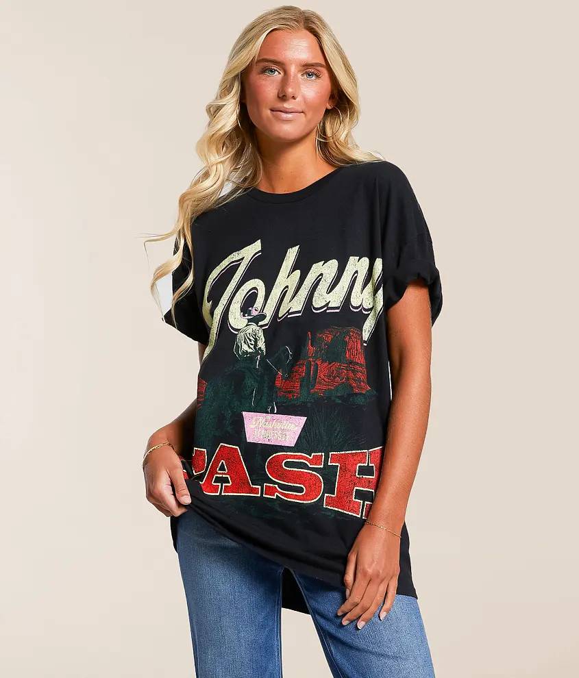 Jonny Cash On Tour Band T-Shirt | Buckle