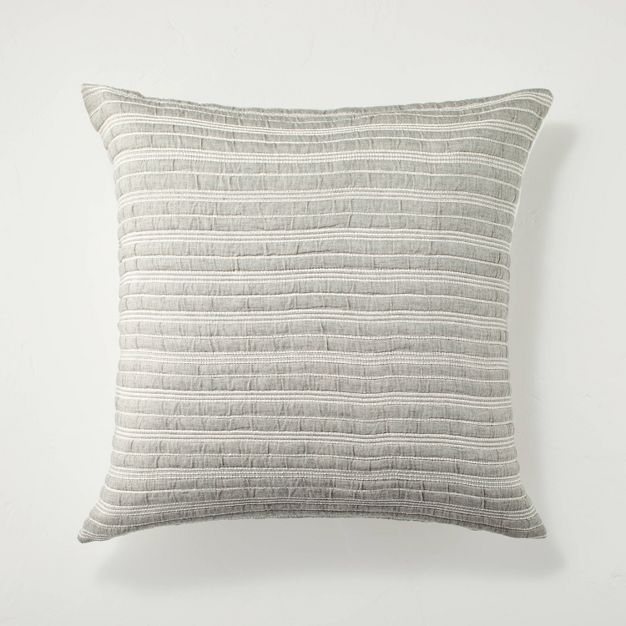 Alternating Stripe Matelassé Pillow Sham - Hearth & Hand™ with Magnolia | Target