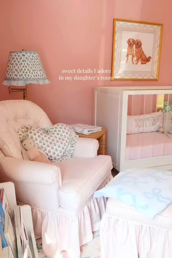 Baby girl’s room, with her, is my favorite place to be. 🩷🎀 #babyroom #babynursery #girlnursery

#LTKKids #LTKBump #LTKBaby