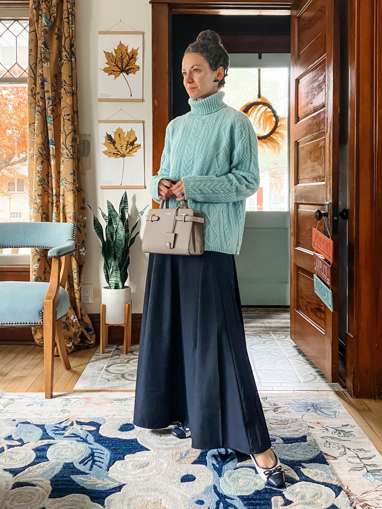 Cute fall outfit!
*Sweater is thrifted. 
Petite outfit. Models outfit. Classic outfit. Elegant outfit  

#LTKSeasonal #LTKPetite #LTKOver40