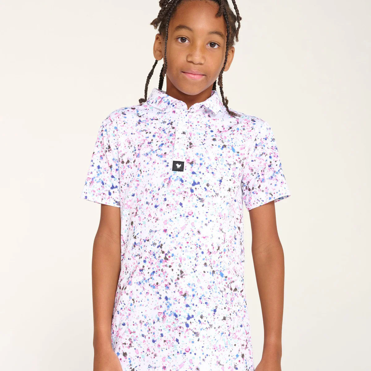 Paint Splatter 3 Youth Polo - Bad Birdie | Bad Birdie