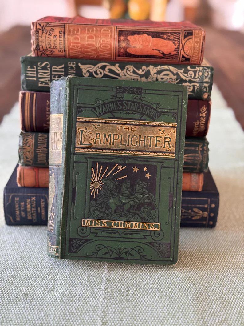 Antique Book Bundle Susan Warner Lamplighter John Halifax 1800s 1900s Good | Etsy (US)