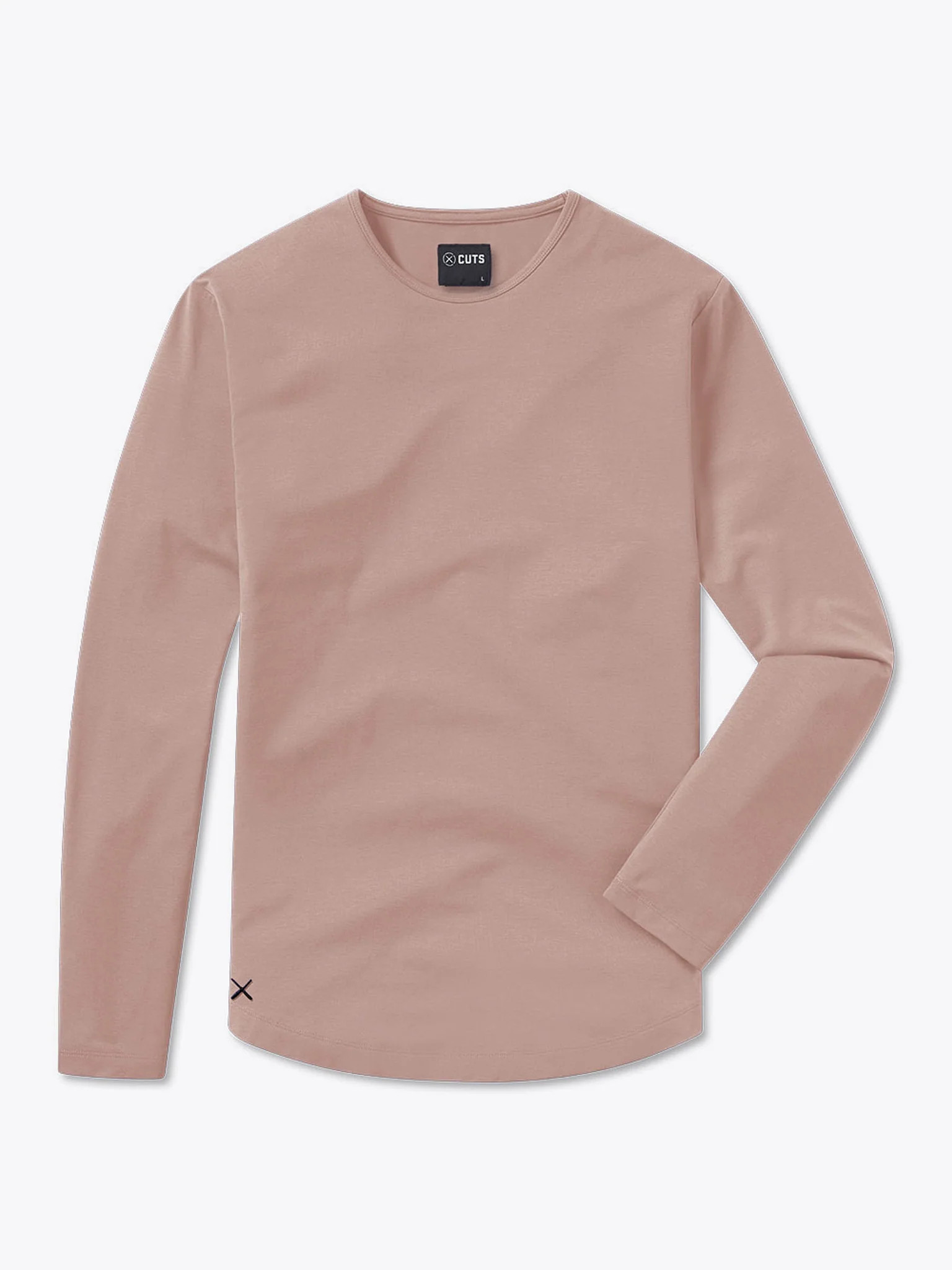 AO Long Sleeve Curve-Hem Tee | Cuts Clothing