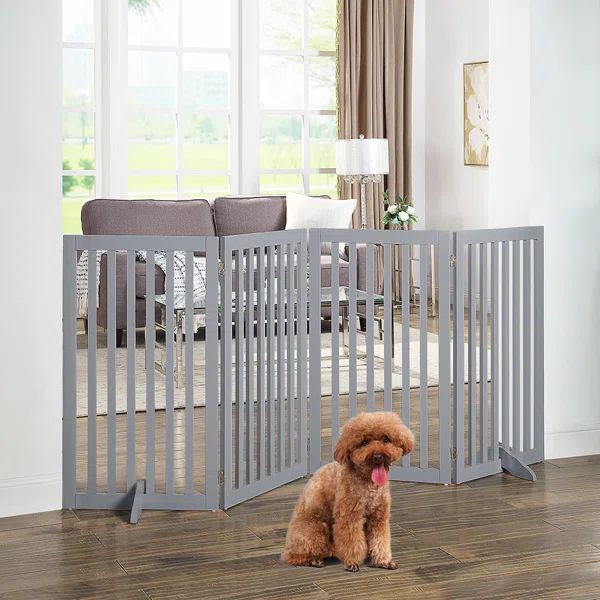 Huxley Wooden Free Standing Pet Gate | Wayfair North America