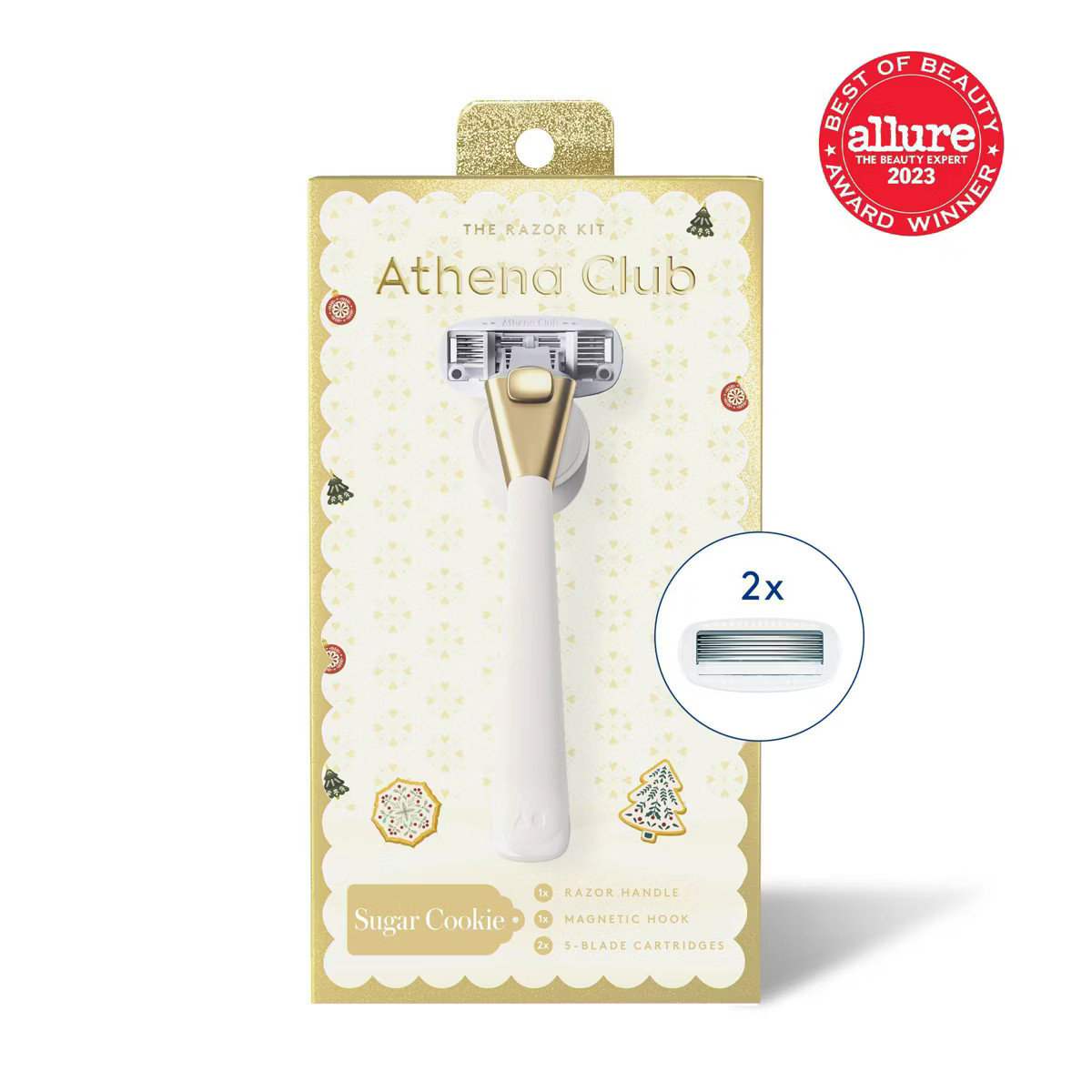 Athena Club 5-Blade Women's Sugar Cookie Razor Kit | Target