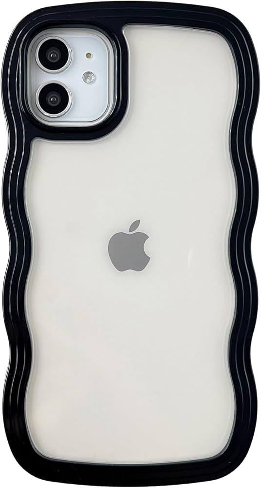 Caseative for iPhone 11 Case, Cute Curly Wave Frame Shape Shockproof Soft Compatible with iPhone ... | Amazon (US)