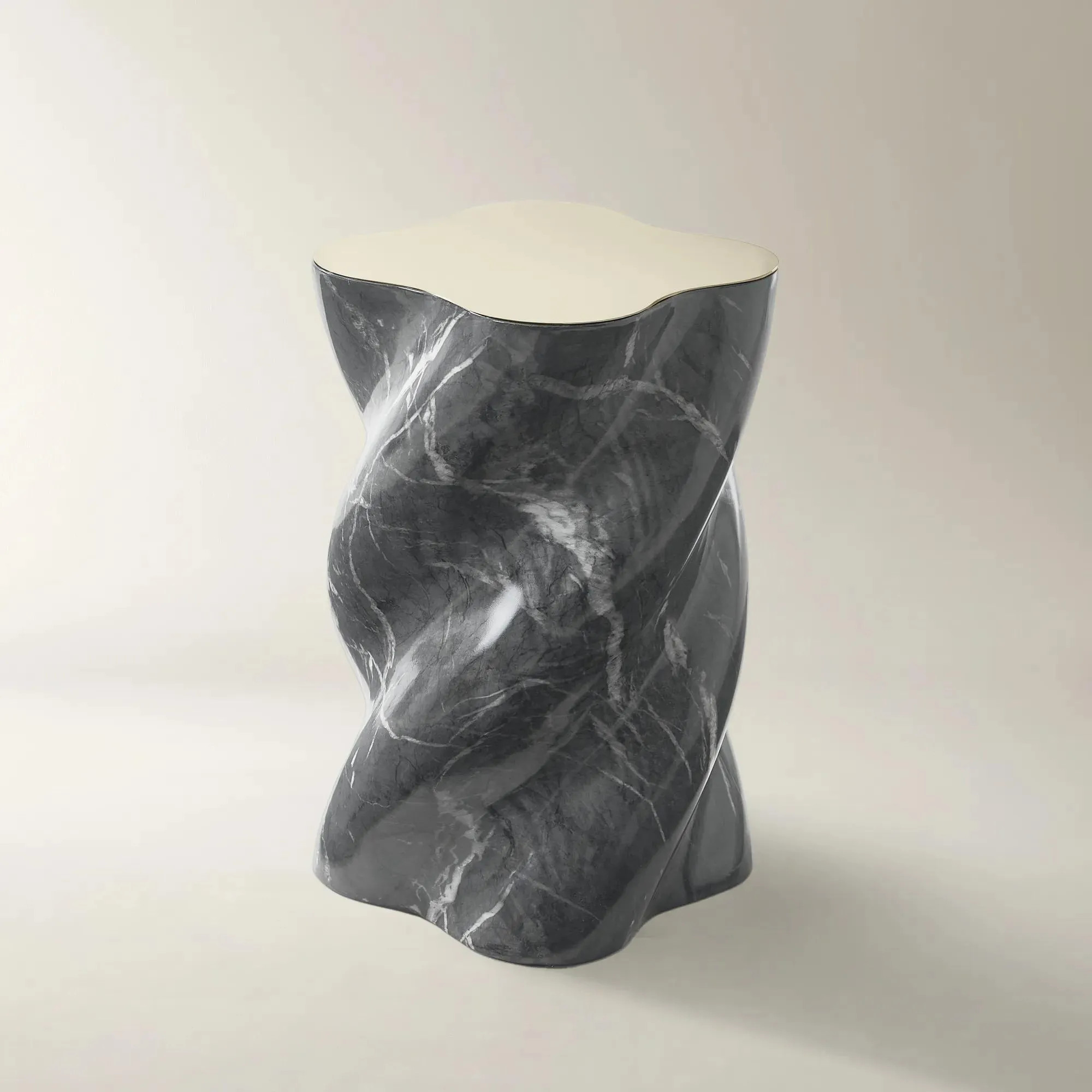 Vega Side Table (13.8") - Bvlgary Black | Z Gallerie