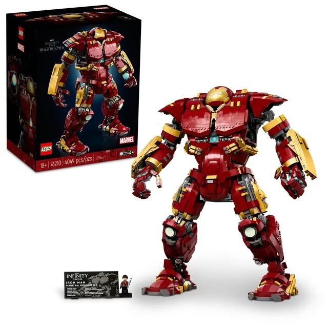 LEGO Marvel Hulkbuster 76210 Building Set - Iron Man Red Authentic Display Model for Adults - Wal... | Walmart (US)