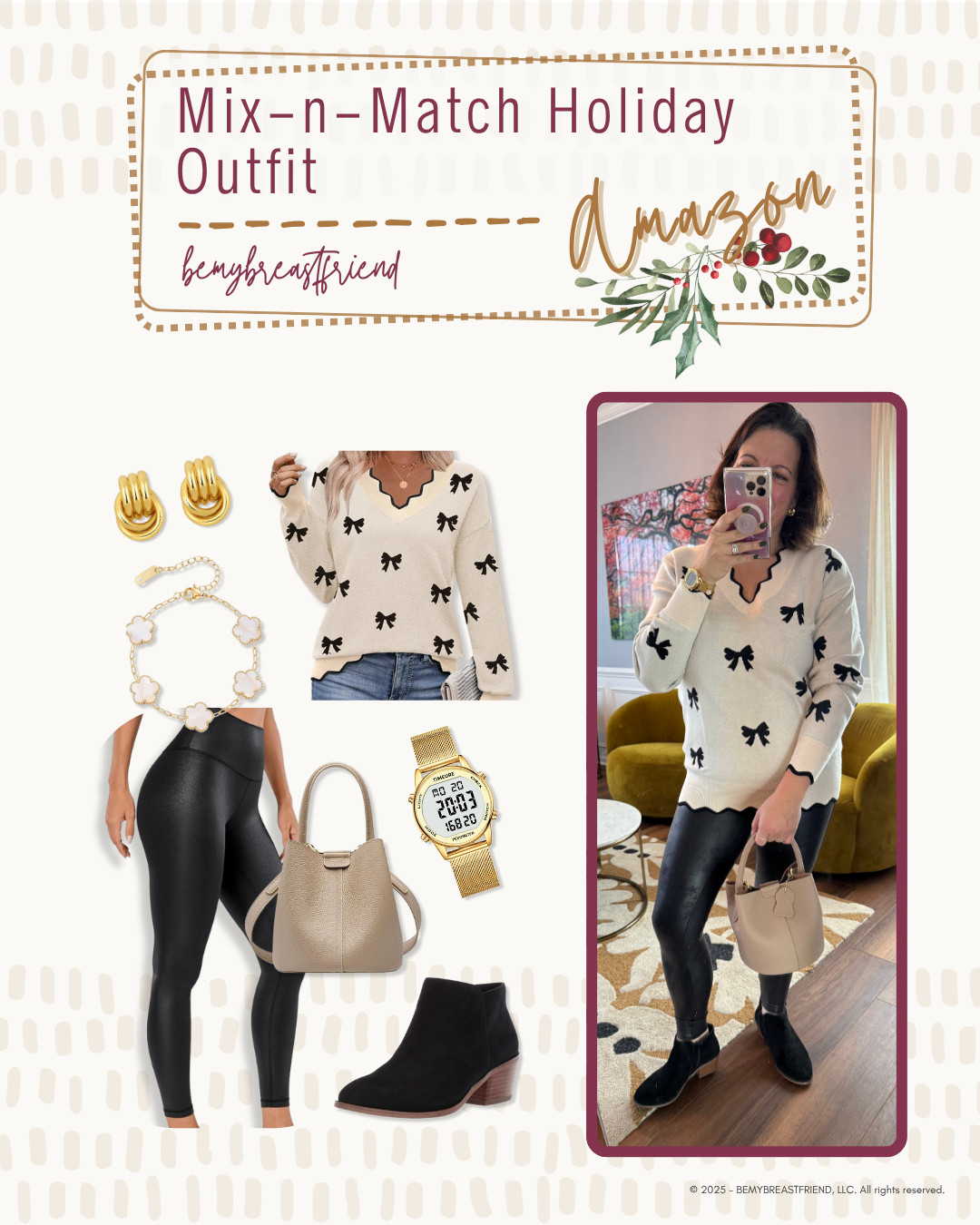 Amazon | Mix-n-Match Holiday Outfit 

 #LTKHoliday #LTKgrwm #LTKmomlife
