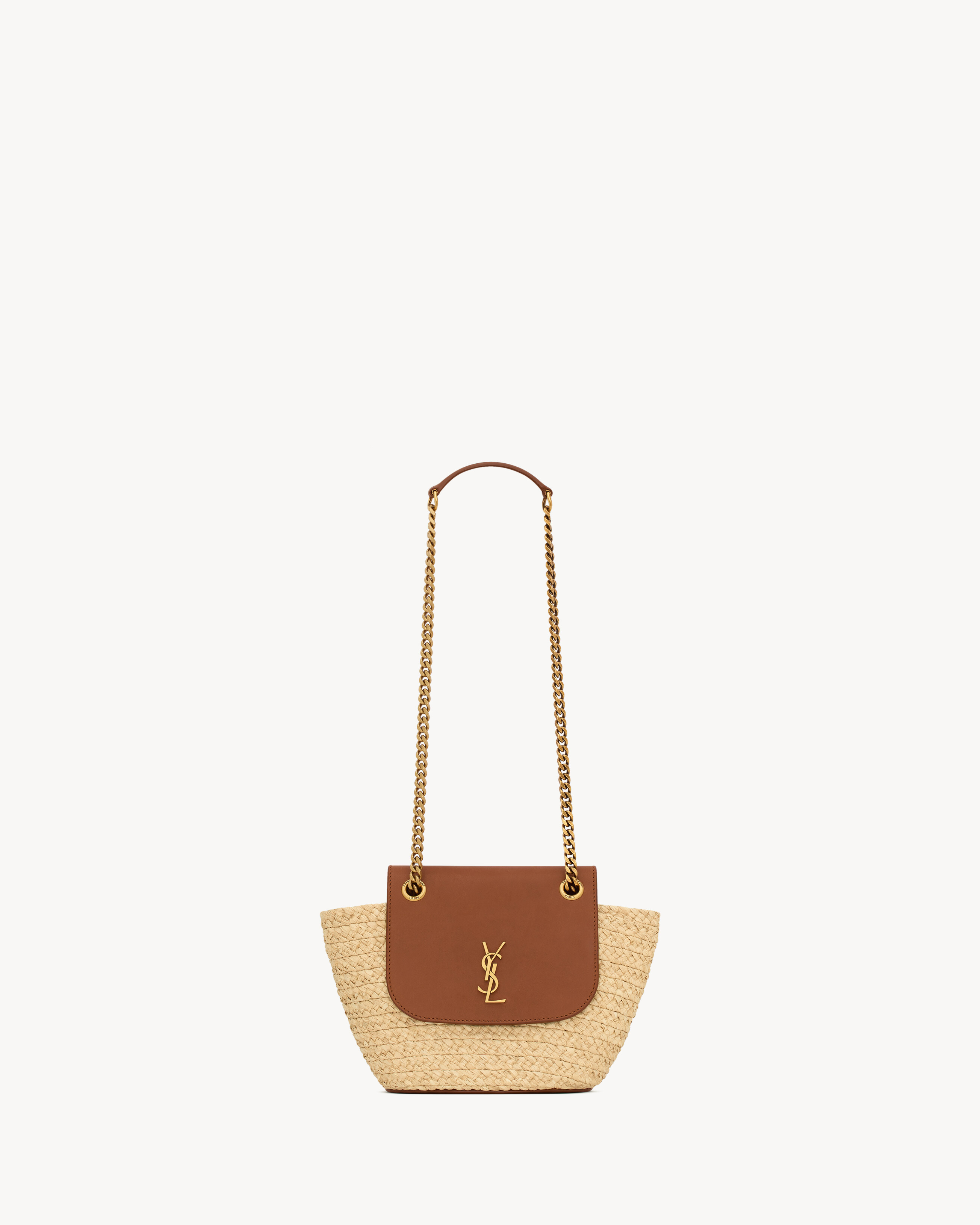 mini manon in raffia | Saint Laurent Inc. (Global)