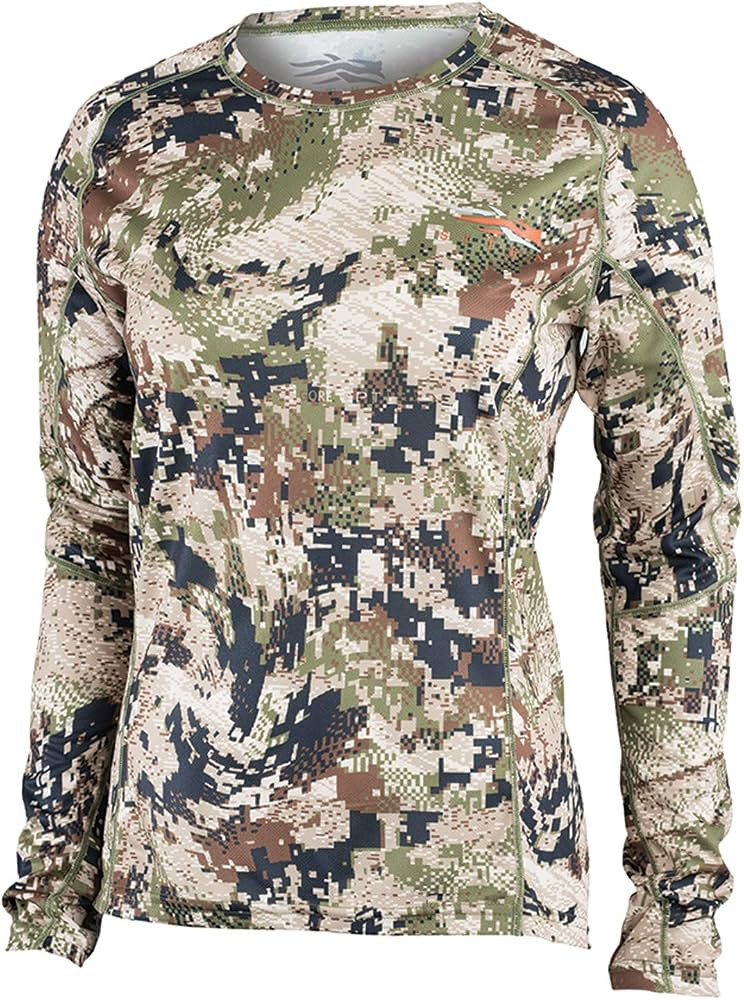 SITKA Gear Women's Hunting Core Lightweight Camo Crew Long Sleeve Shirt | Amazon (US)