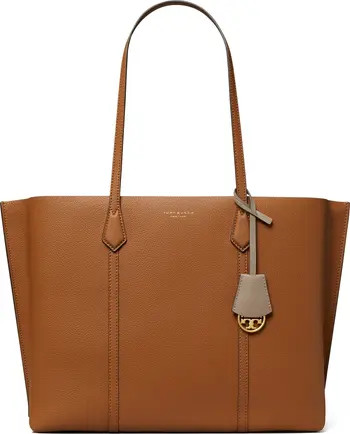 Perry Triple Compartment Leather Tote | Nordstrom