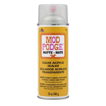 Mod Podge Clear Acrylic Sealer Spray, 12 oz, Matte | Walmart (US)