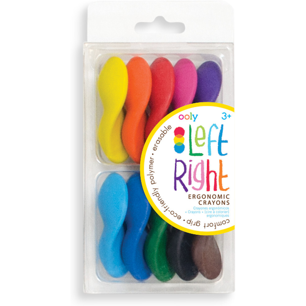 Left & Right Crayons (Set of 10) | Maisonette