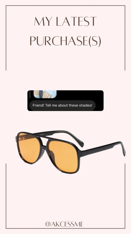Amazon shades under $10….YES, Please! #AKCESSME 

#LTKfindsunder50 #LTKtravel #LTKstyletip
