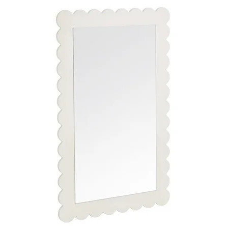 Modway Emmeline Scalloped Rectangle Wall Mirror | Walmart (US)