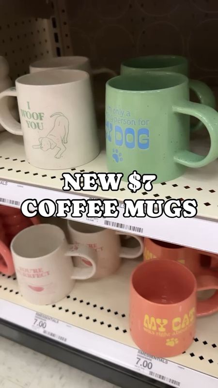 The cutest $7 coffee mugs at Target! 

#LTKstyletip #LTKhome #LTKGiftGuide