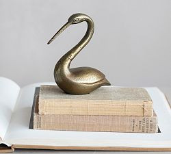Antique Brass Bird Figurine | Pottery Barn (US)