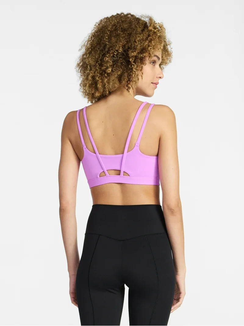 Avia Women's Medium Support Strappy Sports Bra, Sizes S-3X | Walmart (US)