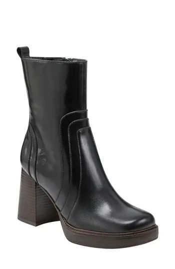 Marc Fisher Block Heel Boot in Black at Nordstrom Rack, Size 9.5 | Nordstrom Rack