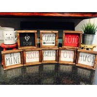 Valentine Rae Dunn Inspired Rustic Farmhouse Wooden Signs  Coffee Bar Decor | Etsy (US)