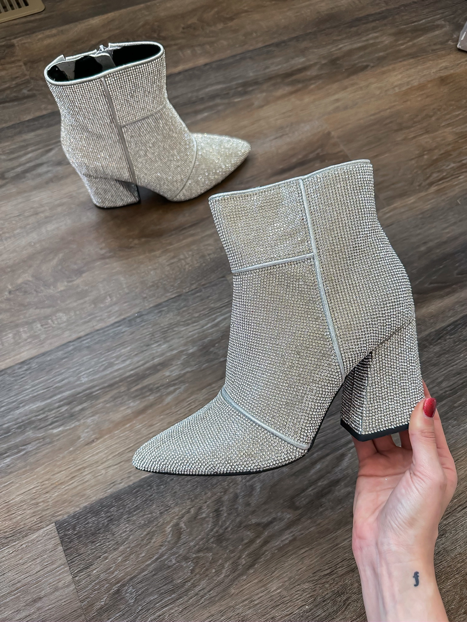 Target find - sparkly boots! Perfect for holiday party or girls night out! 

Sequined boots // sparkly shoes // holiday party shoes // New Year’s Eve shoes // disco ball shoes 

#LTKshoecrush #LTKHoliday #LTKparties