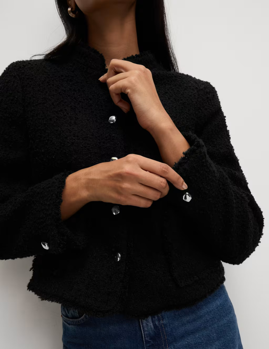 Textured Jacket with Wool | Marks & Spencer (UK)