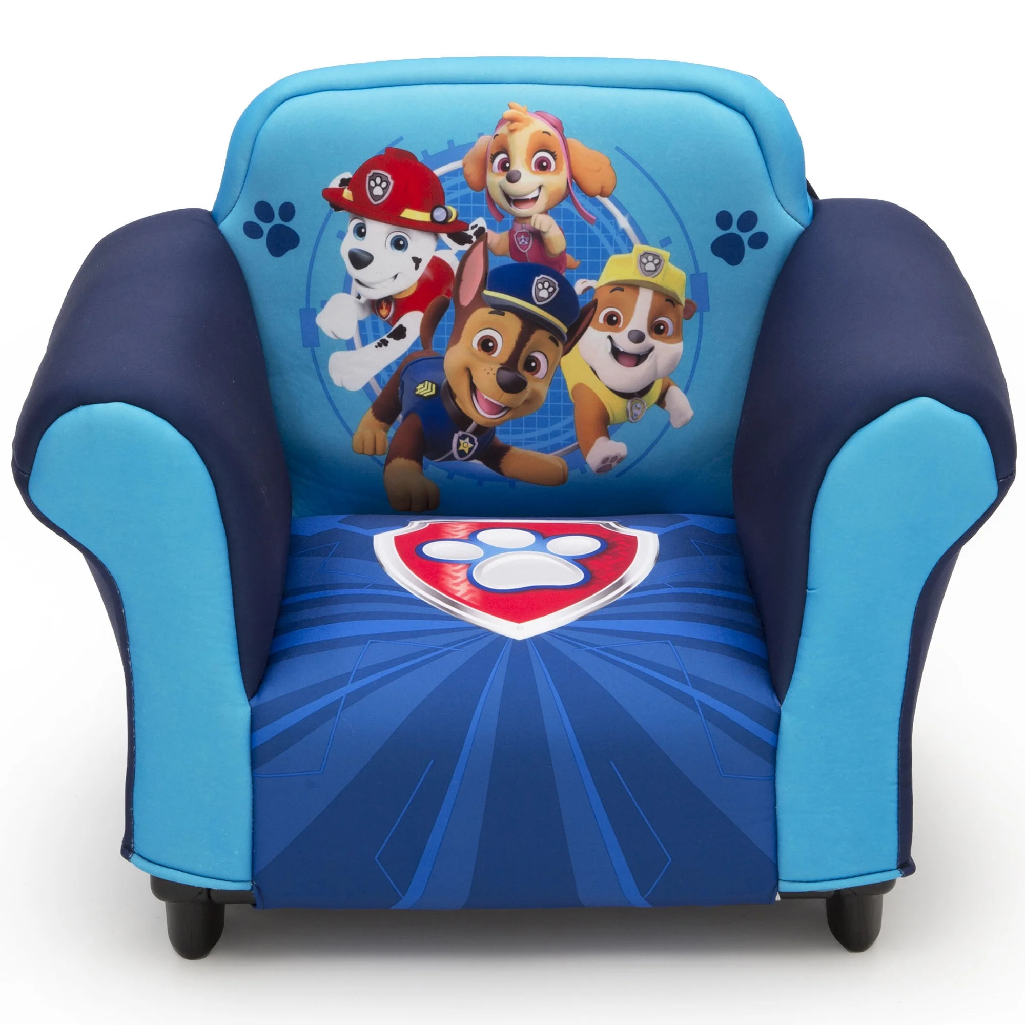 Delta Children Nick Jr. PAW Patrol Kids Upholstered Chair with Sculpted Plastic Frame | Walmart (US)