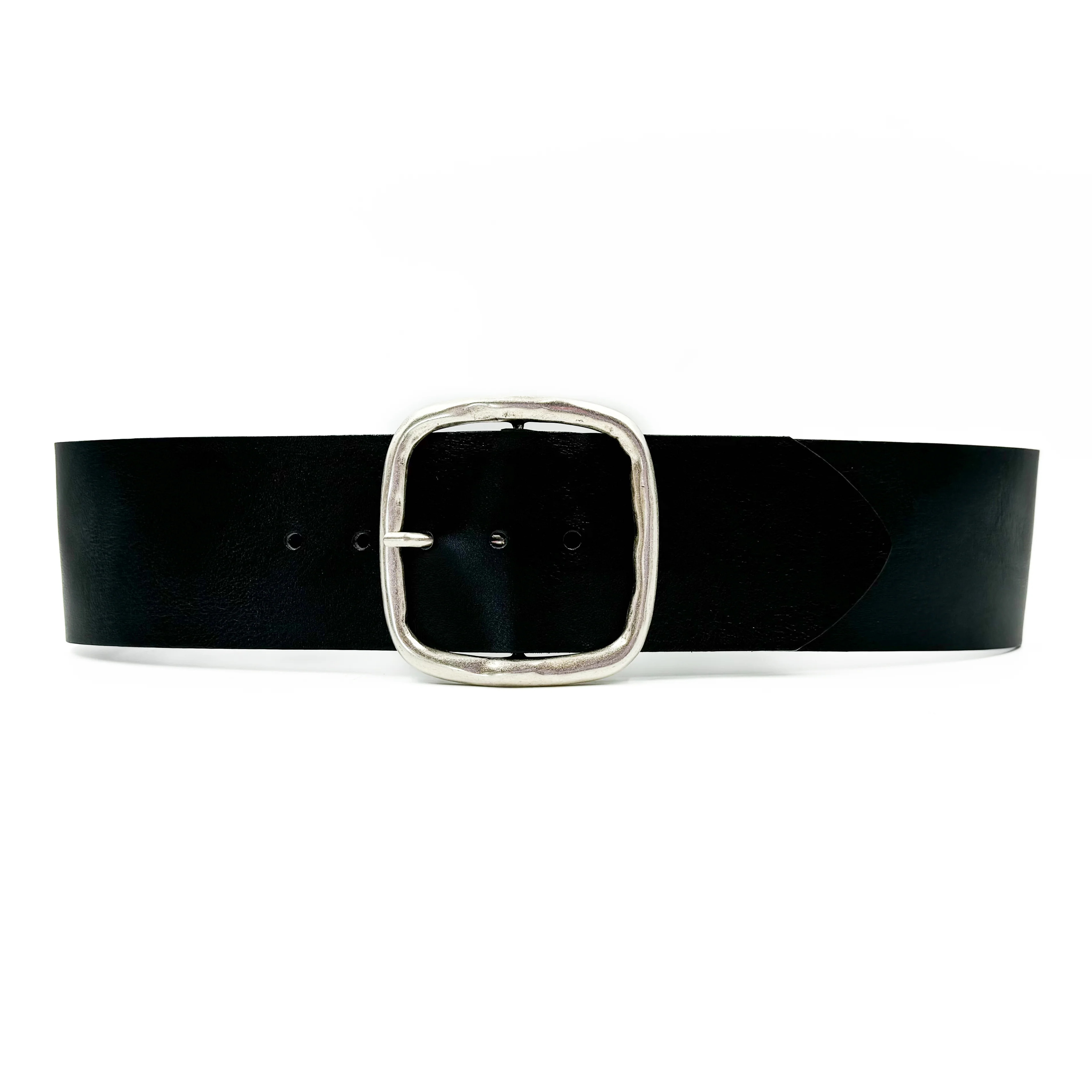 Freya Belt - Chic and Bold Wide Waist Black Italian Leather Belt | Streets Ahead | Streets Ahead Inc